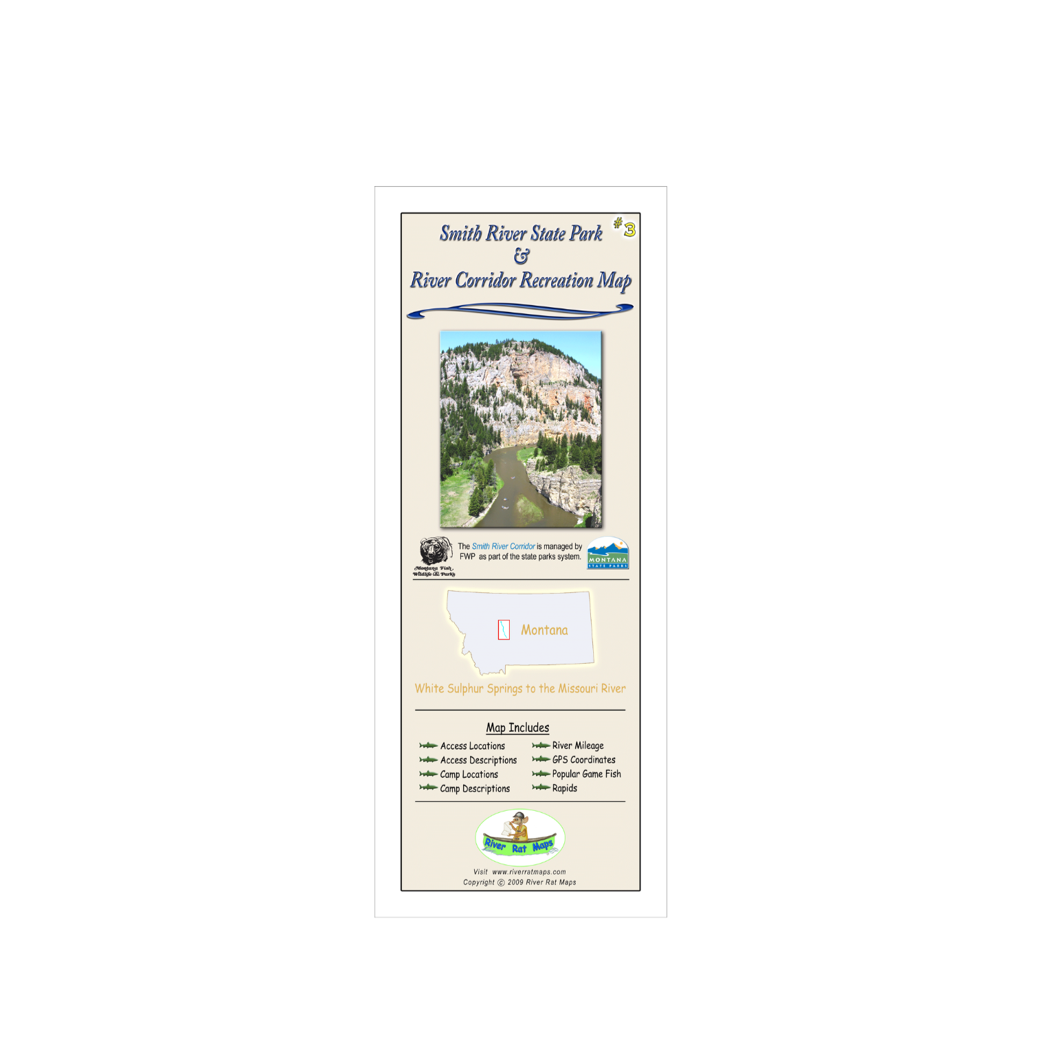 Smith River River Rat Map – Blackfoot River Outfitters