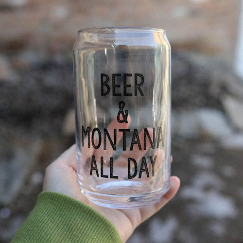 The Montana Scene Beer & Montana All Day Glass
