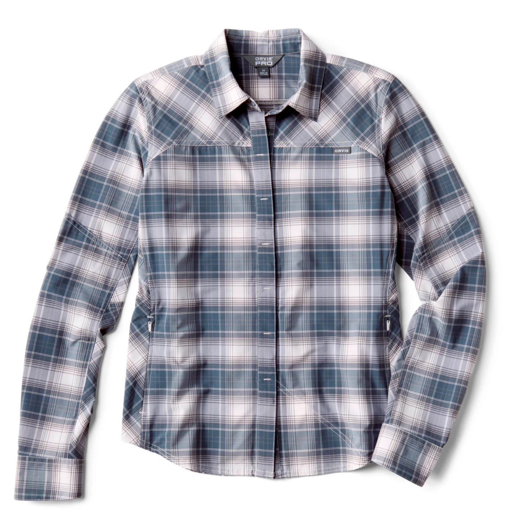 Orvis PRO Stretch Long-sleeved Shirt - Women's - Ash Plaid / S Orvis PRO Stretch Long-sleeved Shirt - Women's - Ash Plaid / S