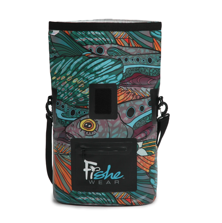 Load image into Gallery viewer, FisheWear Groovy Grayling Roll Tote Dry Bag
