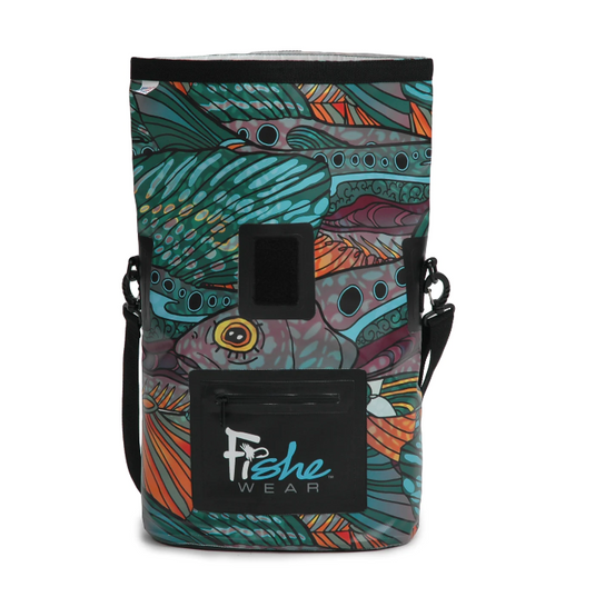 FisheWear Groovy Grayling Roll Tote Dry Bag