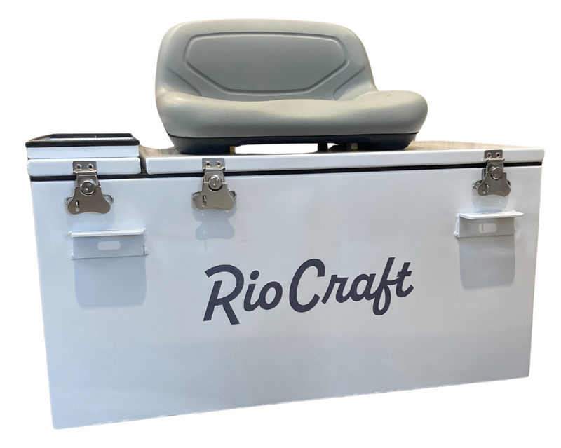 Load image into Gallery viewer, Rio Craft Dual Lid Dry Box With Low Back Rower Seat
