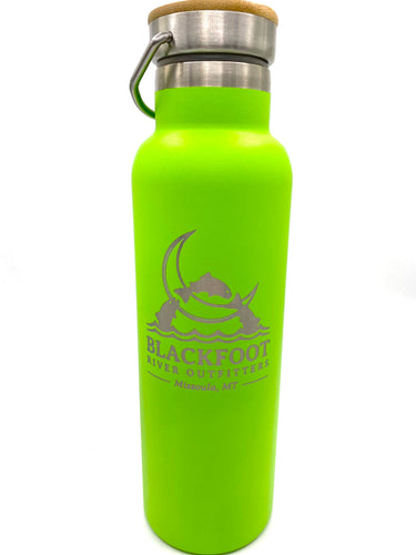 BRO Logo Insulated Water Bottle - Green