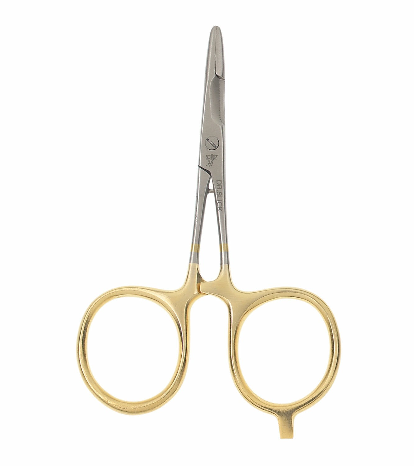 Dr. Slick Scissor Clamp Gold Loops Straight Blades, 5.5