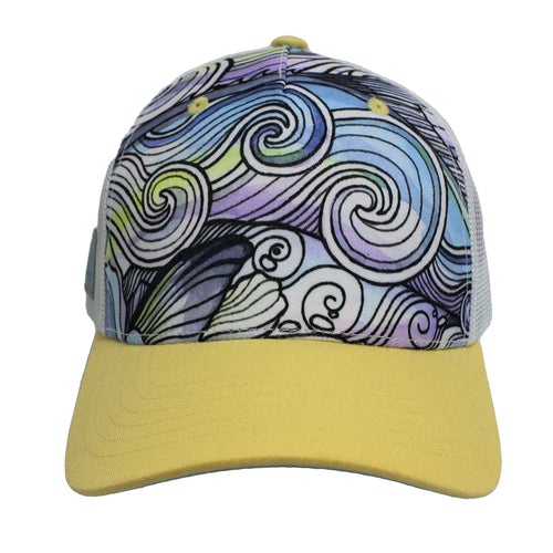 FisheWear Permit Paradise Abstract Trucker Hat