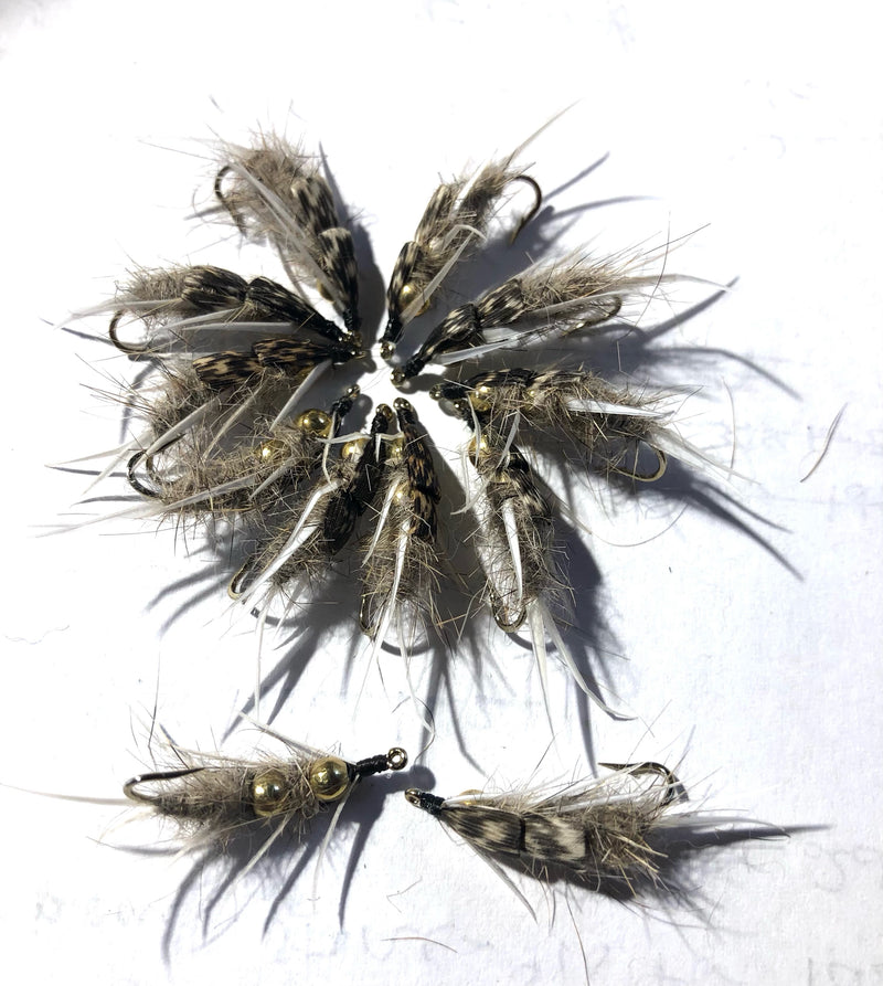 Load image into Gallery viewer, Double Bead Stonefly Nymph (1 Dozen)- SALE
