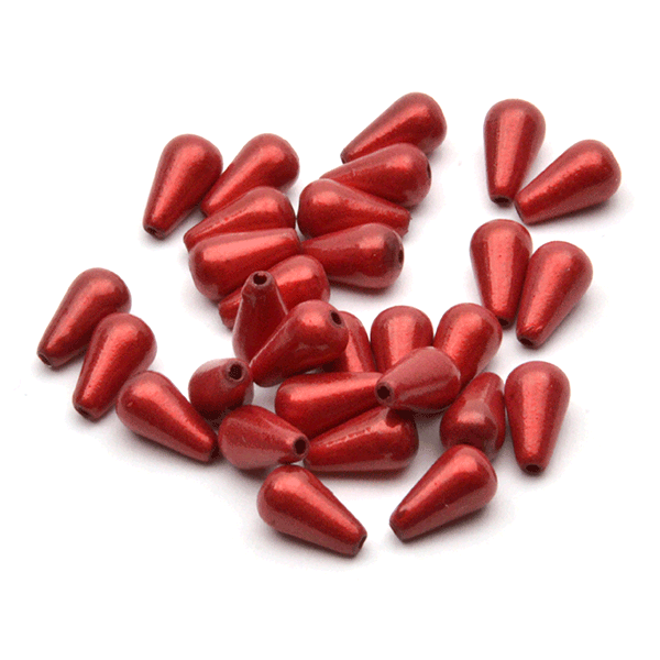 MFC Teardrop Streamer Beads- 30 Pack