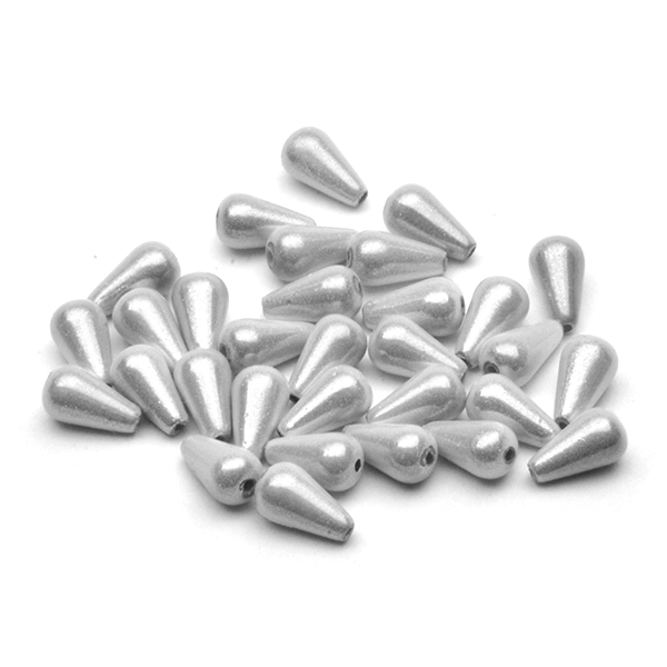 MFC Teardrop Streamer Beads- 30 Pack