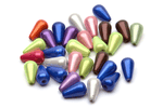 MFC Teardrop Streamer Beads- 30 Pack