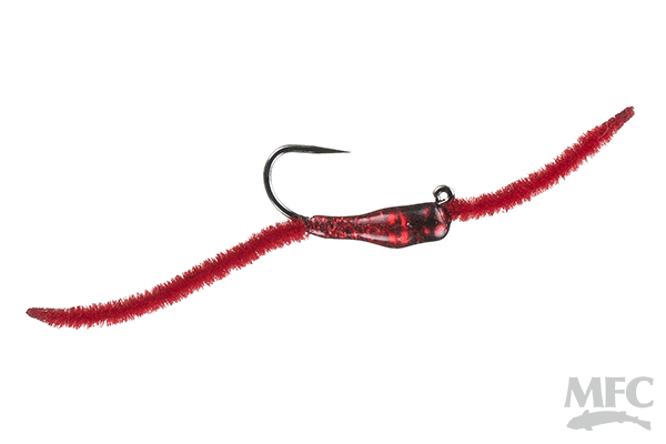 MFC Jake's Depth Charge Jig Worm- Red