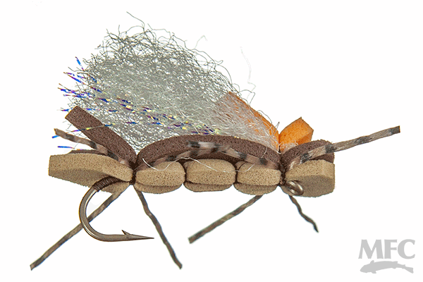 Jake's Trigger Belly Foam Bug-Tan