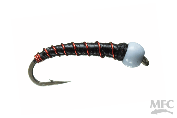 MFC Chan's BH Chironomid Bomber- Black/Red