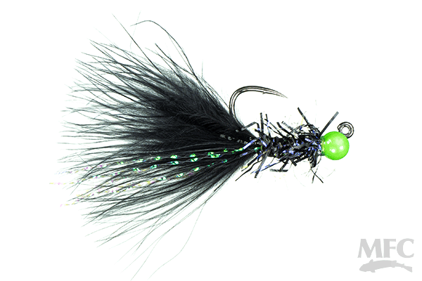 MFC Chan's Straggle Leech- Black/Chartreuse Bead