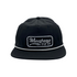 MFC Flatbill Snapback - Retro Fish Logo Black/White