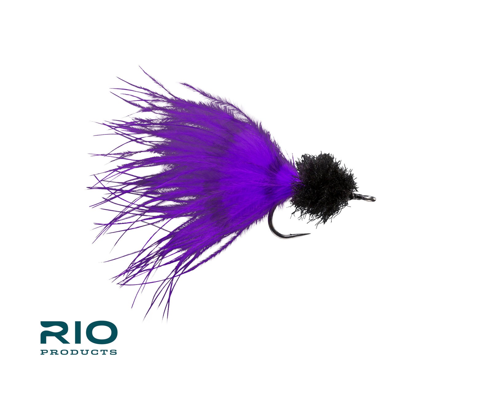Rio's Marabou Toad Barred- Black/Purple