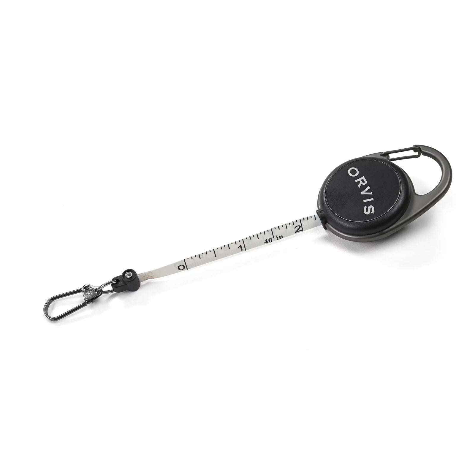 Orvis Black Nickel Carabiner Tape Measure Zinger Combo