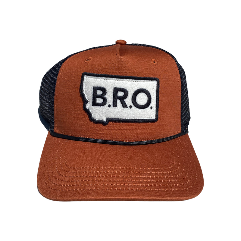 Load image into Gallery viewer, BRO Logo Roadie Trucker Hat
