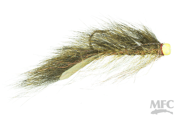 MFC Balanced Squirrel Leech- Olive (Light Chartreuse)