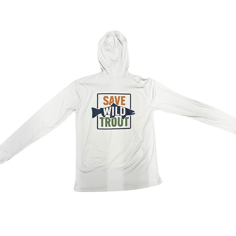 Load image into Gallery viewer, RepYourWater &quot;Save Wild Trout&quot; Hooded Sun Shirt
