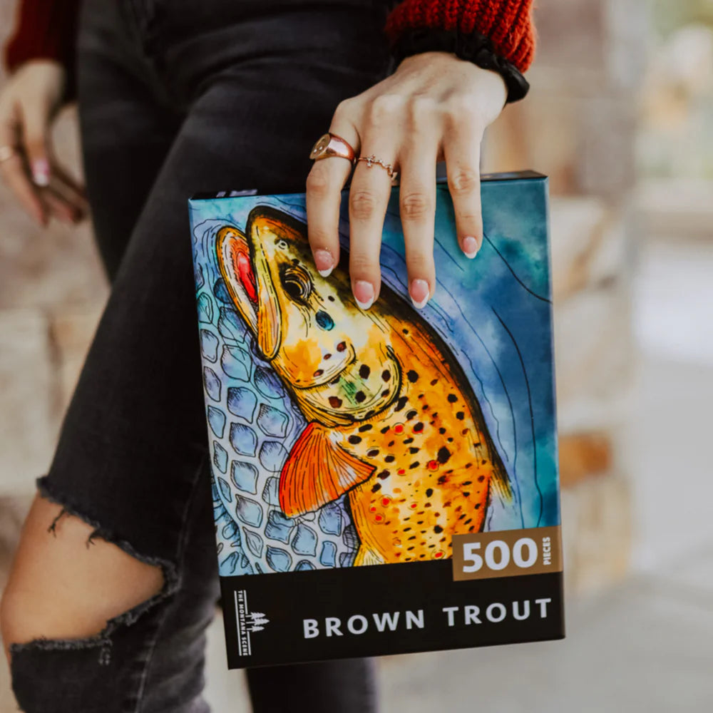 500 Piece Brown Trout Puzzle