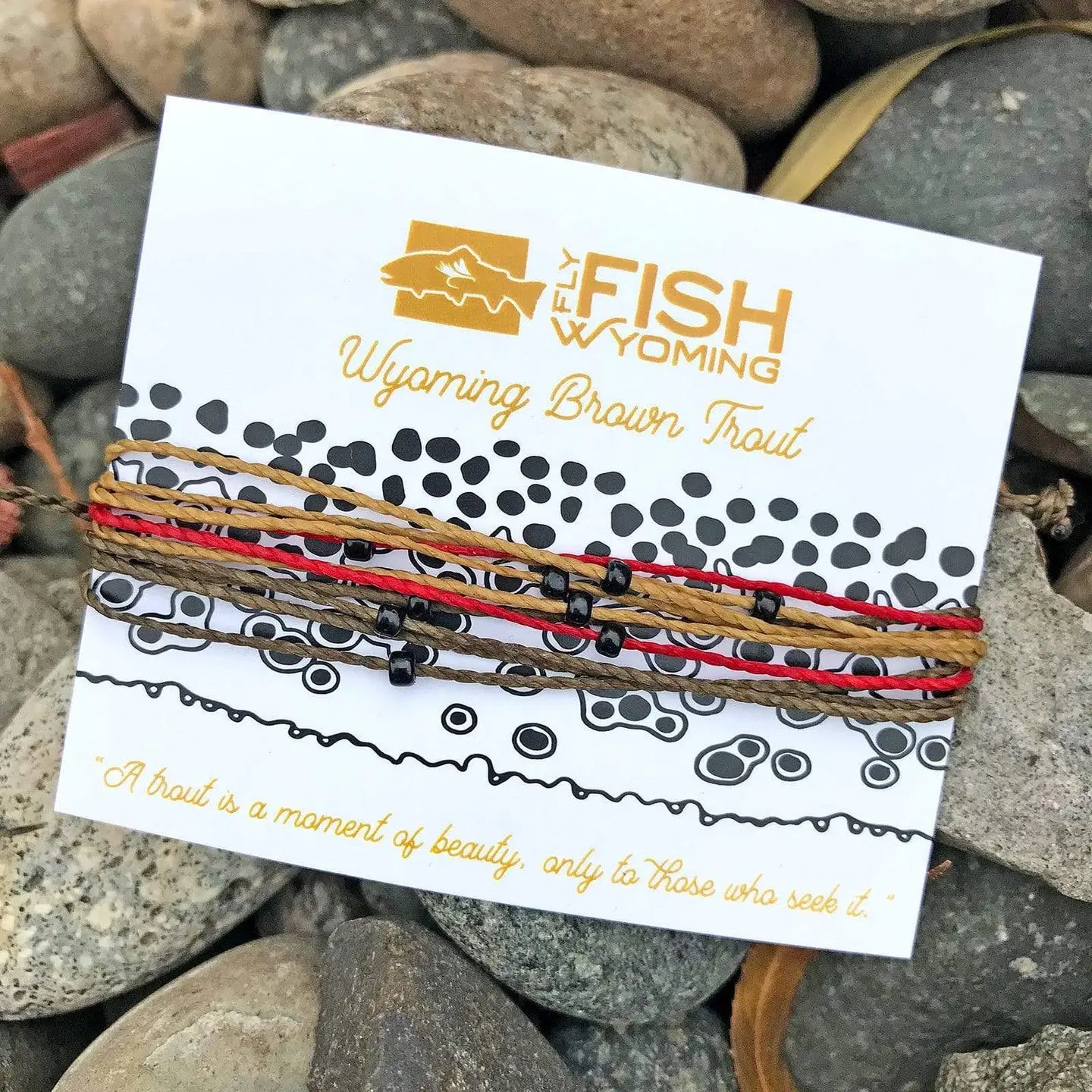 Brown Trout Pattern Bracelet