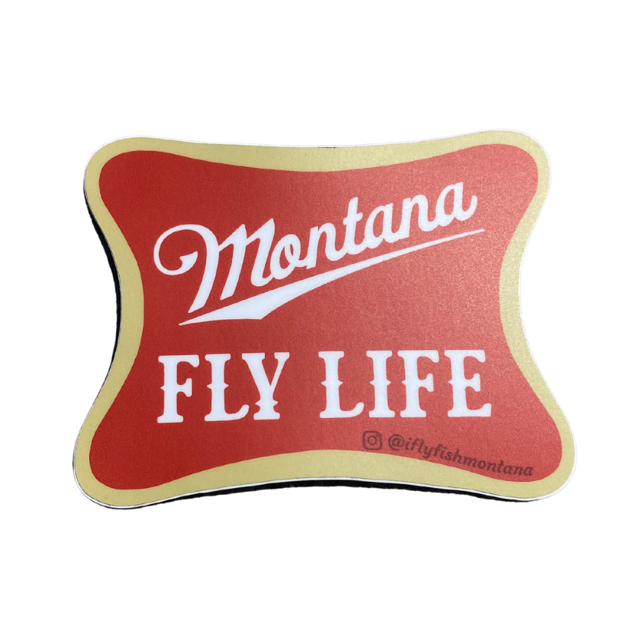 iflyfishmontana Montana Fly Life Sticker
