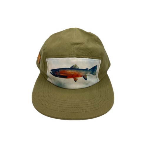 Load image into Gallery viewer, BRO Logo Locale Westslope Trout Camper Hat
