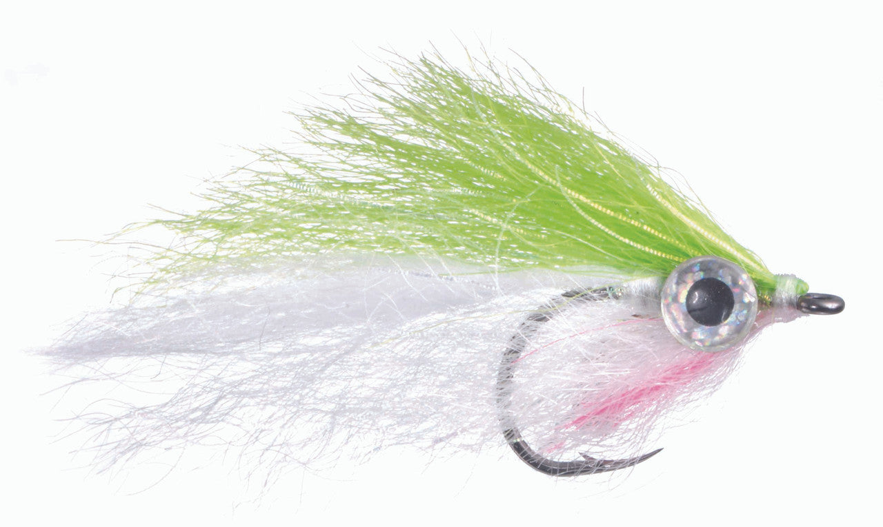 Umpqua's Cowen's Baitfish- Chartreuse/White