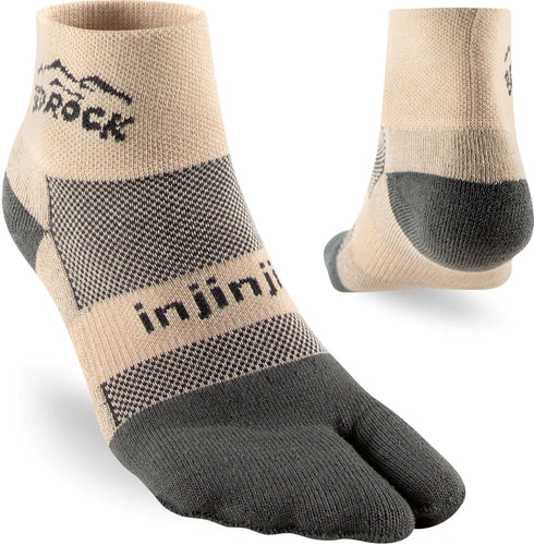 Bedrock Crew Performance Split-Toe Socks (Birch)
