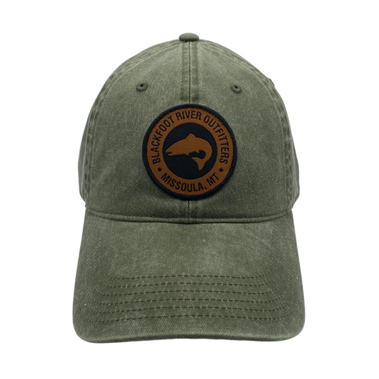 BRO Logo Dad Hat- Light Olive