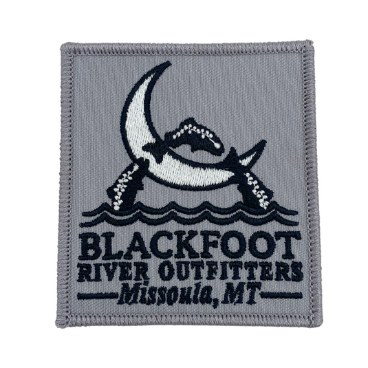 BRO Logo Embroidered Jumping Trout Patch