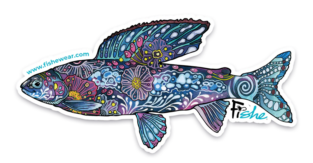 FisheWear Enchanted Grayling Sticker