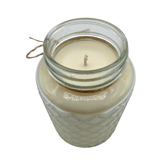 Montana Farmhouse Candles Jelly Jar with Rose Gold Lid