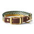 Whiskey Leatherworks Adjustable Print Dog Collar