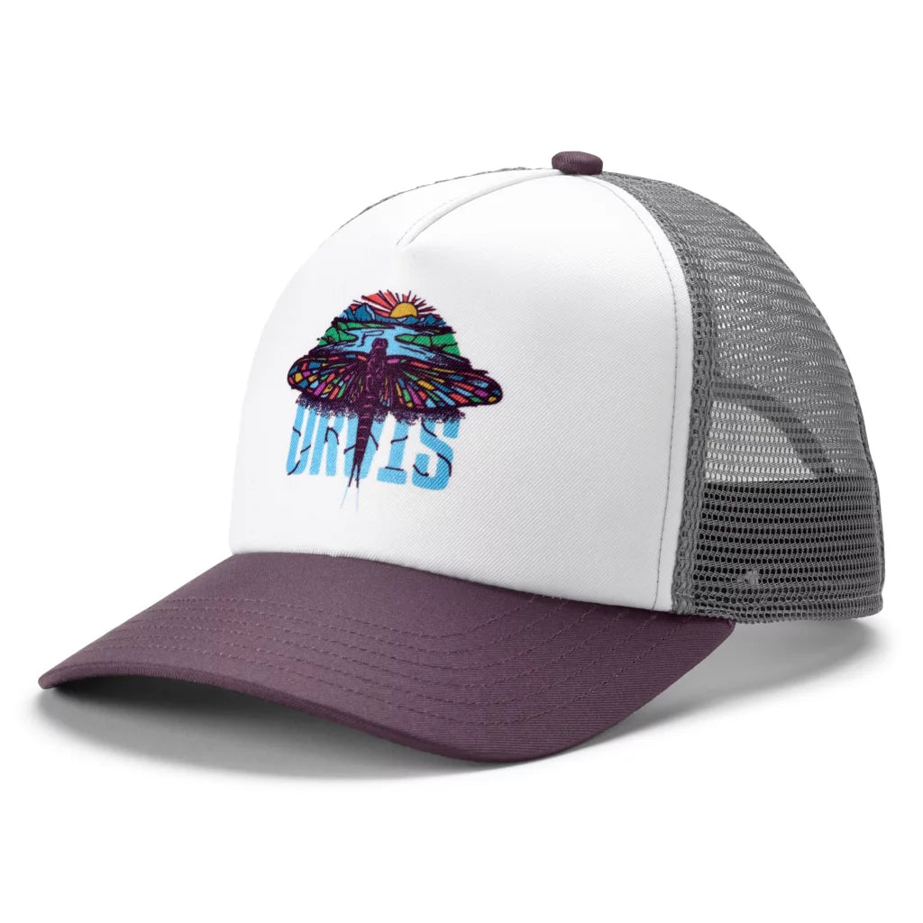 Orvis W's Mayfly Print Trucker Hat