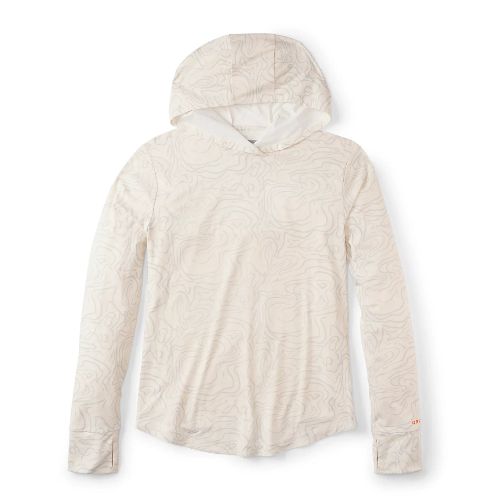 Orvis W's Sun Defense Hoodie Snow Ripples-SALE