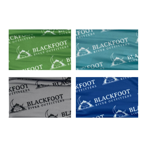 Black Strap BRO Logo Daily Tube Leaping Trout Neck Gaiters