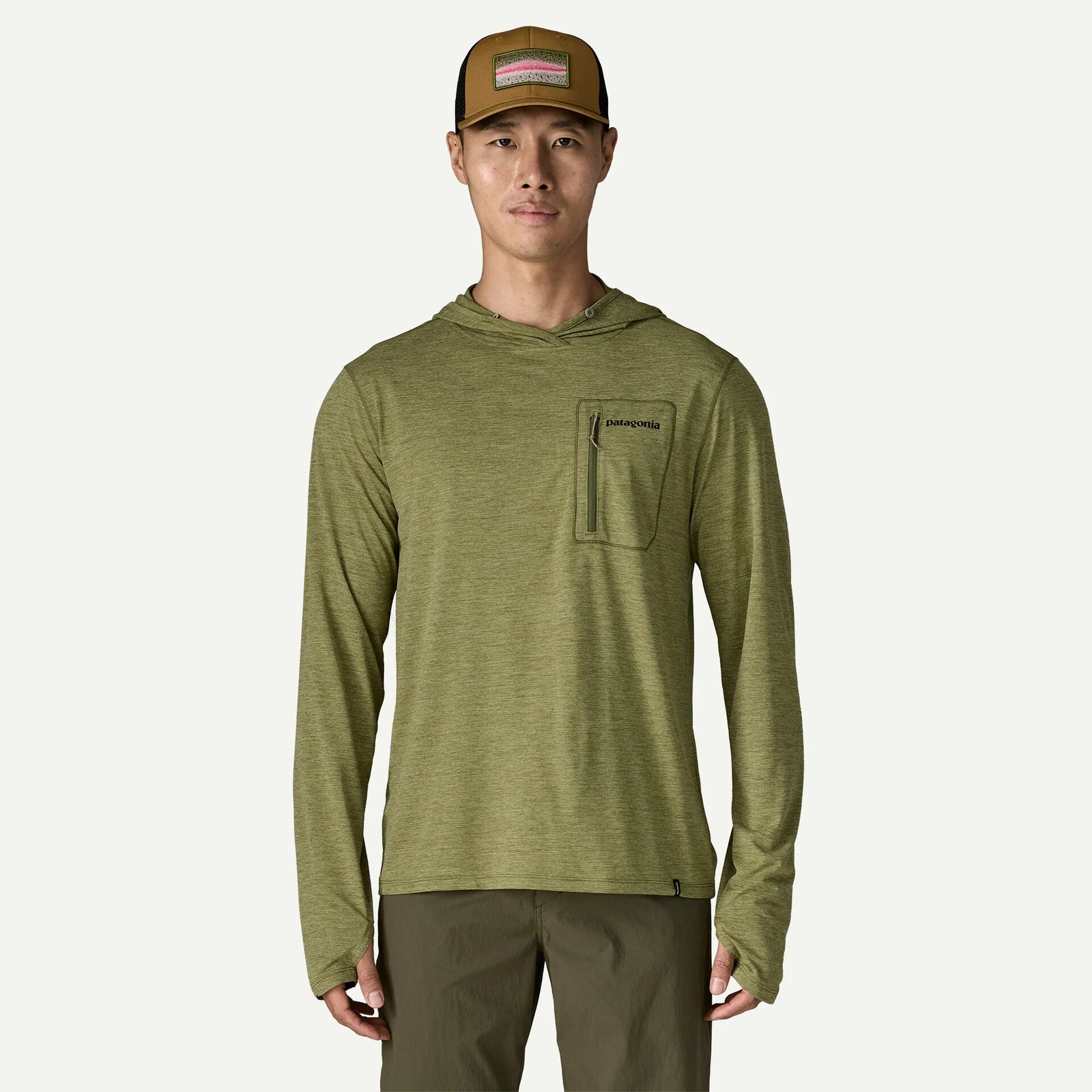 Patagonia M's Cap Cool Sun Hoody- Fitz Roy Trout