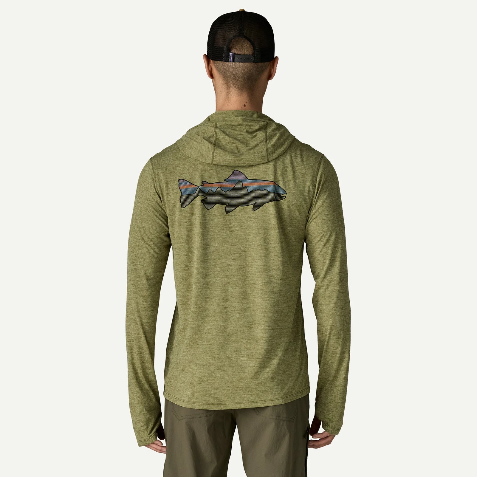 Patagonia M's Cap Cool Sun Hoody- Fitz Roy Trout