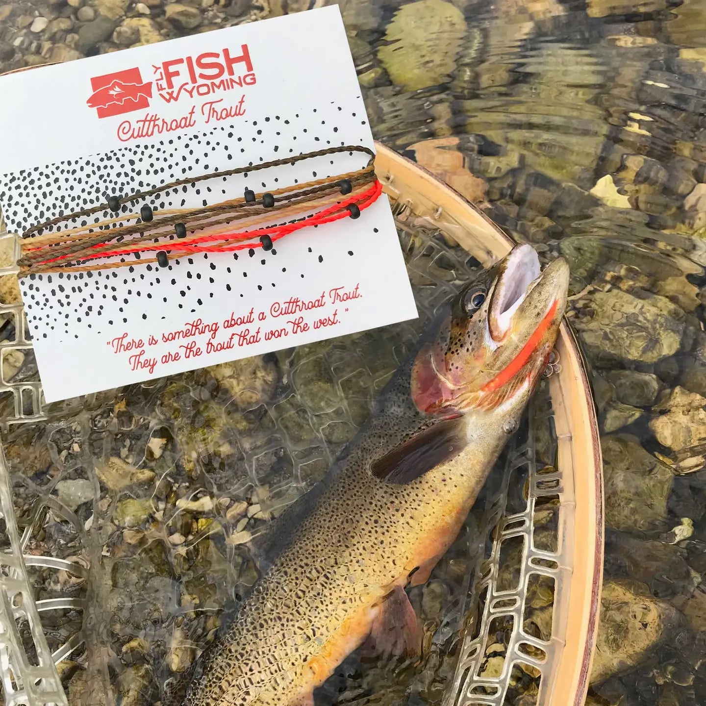 Cutthroat Trout Pattern Bracelet