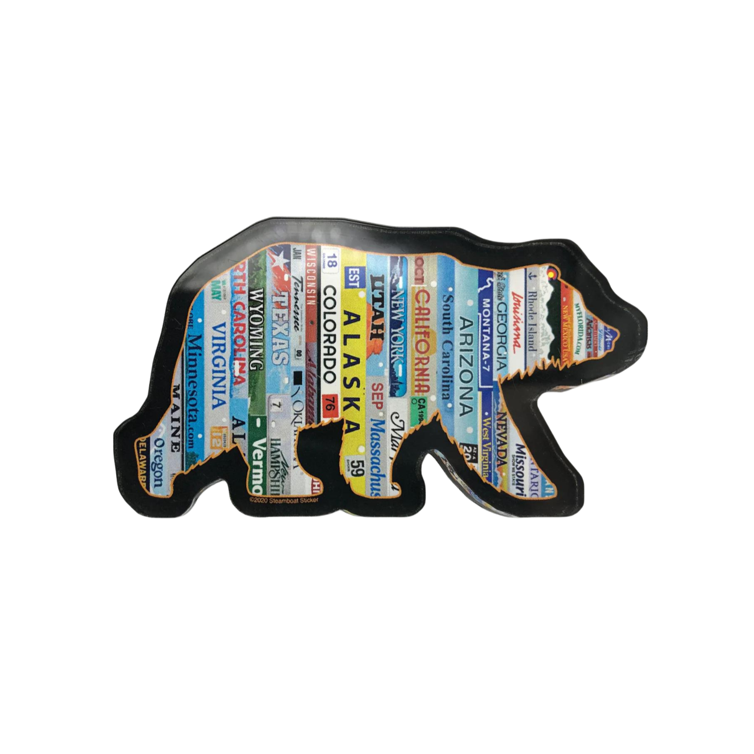 Steamboat Sticker Acrylic Magnets