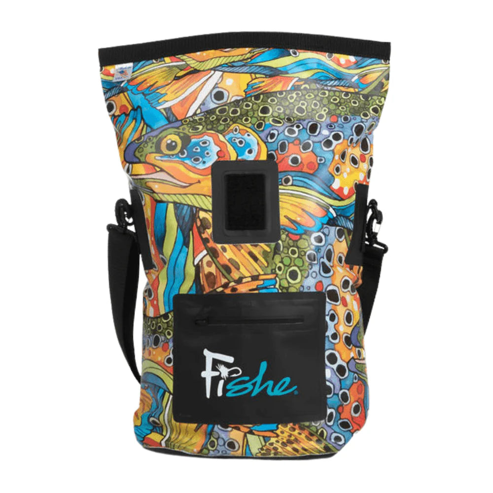 FisheWear Unbound Brown Roll Tote Dry Bag