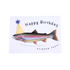 Lilybart Happy Birthday Rainbow Trout Card