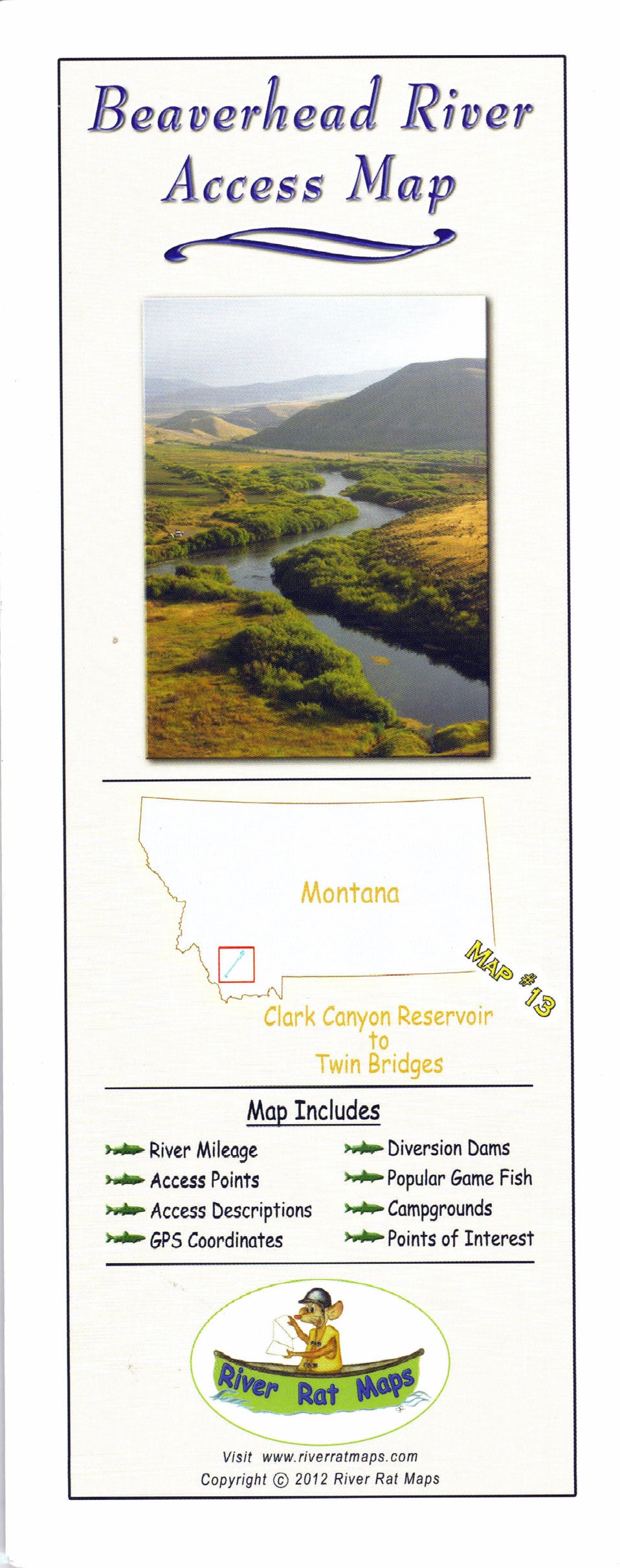 Beaverhead River Rat Map
