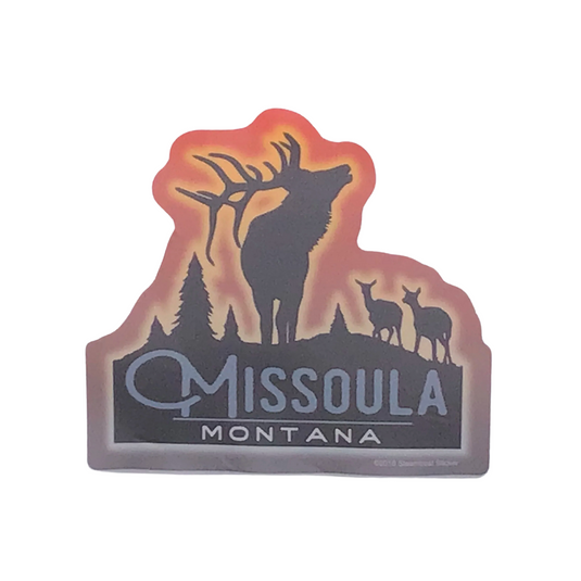 Missoula Elk Sticker
