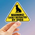 Easily Distracted By Dogs Sticker