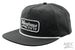 MFC Flatbill Snapback - Retro Fish Logo Black/White