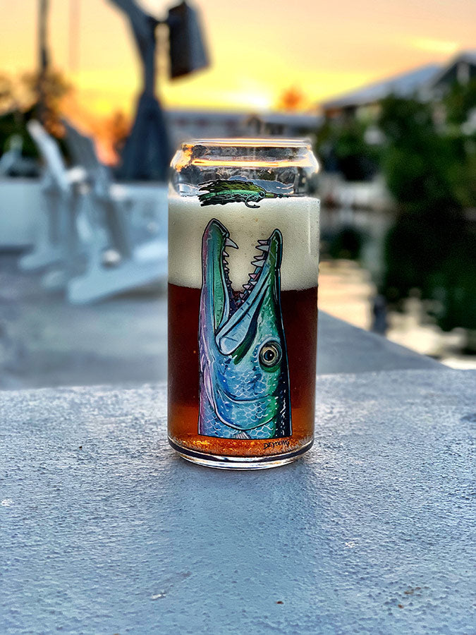 DeYoung Beer Can Pilsner Glass - Saltwater