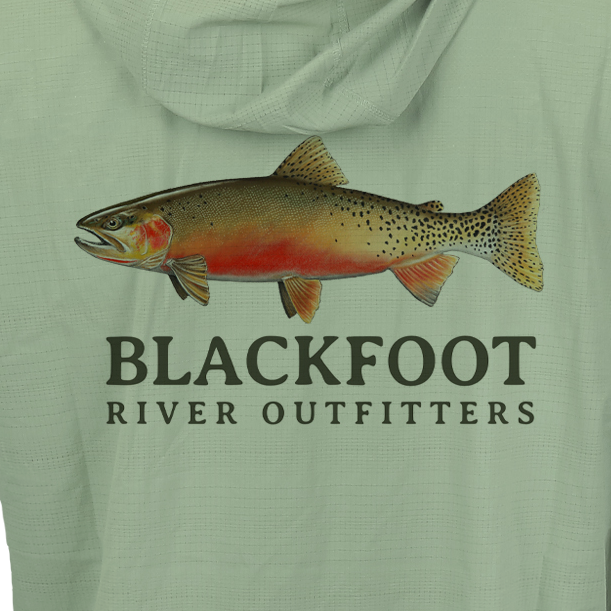 RepYourWater BRO Logo Men's Flolite Performance Hoody