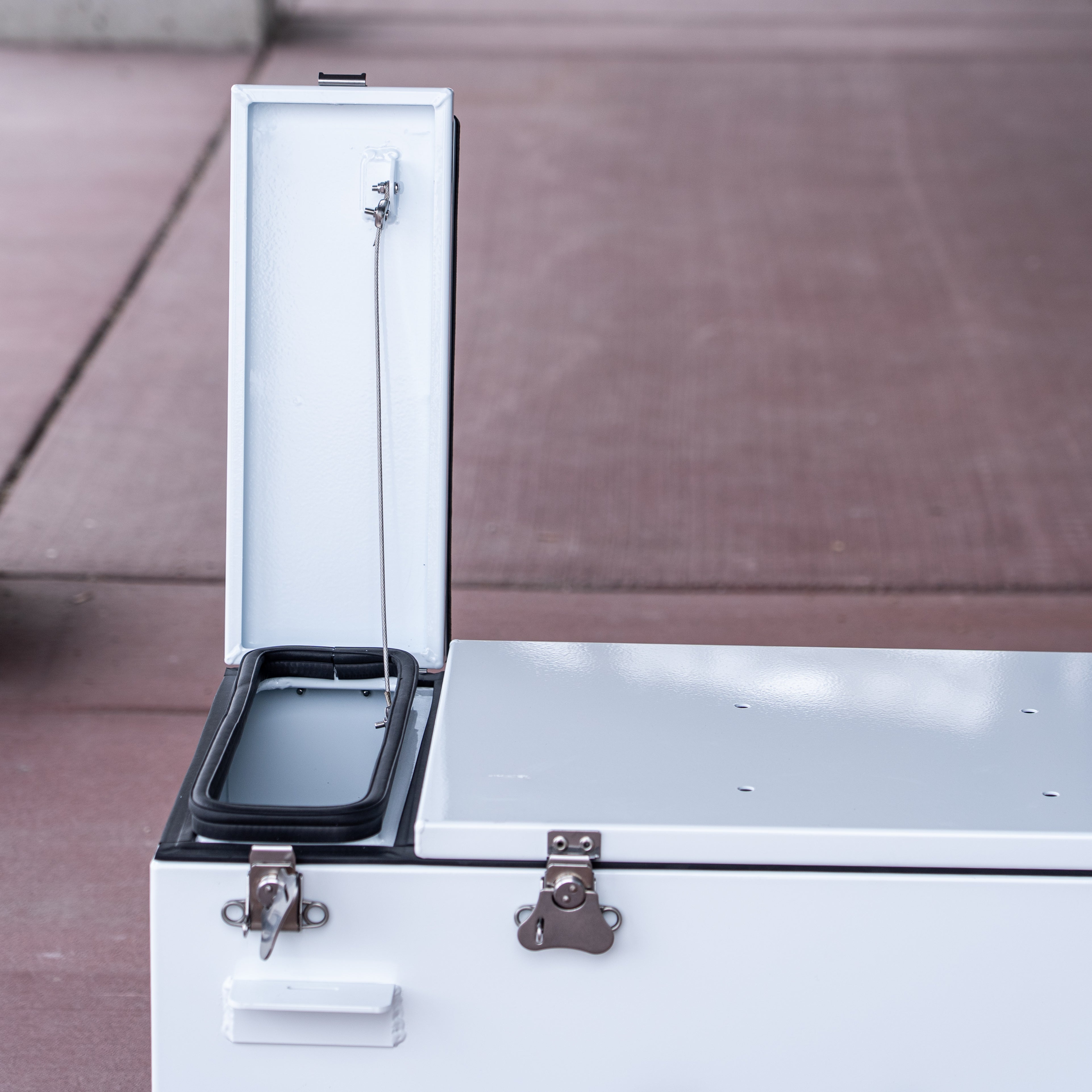 Rio Craft Dual Lid Dry Box with Seat Holes Drilled